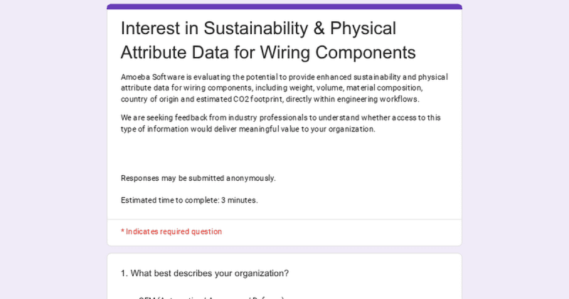 Sustainability in Wire Harness Engineering
