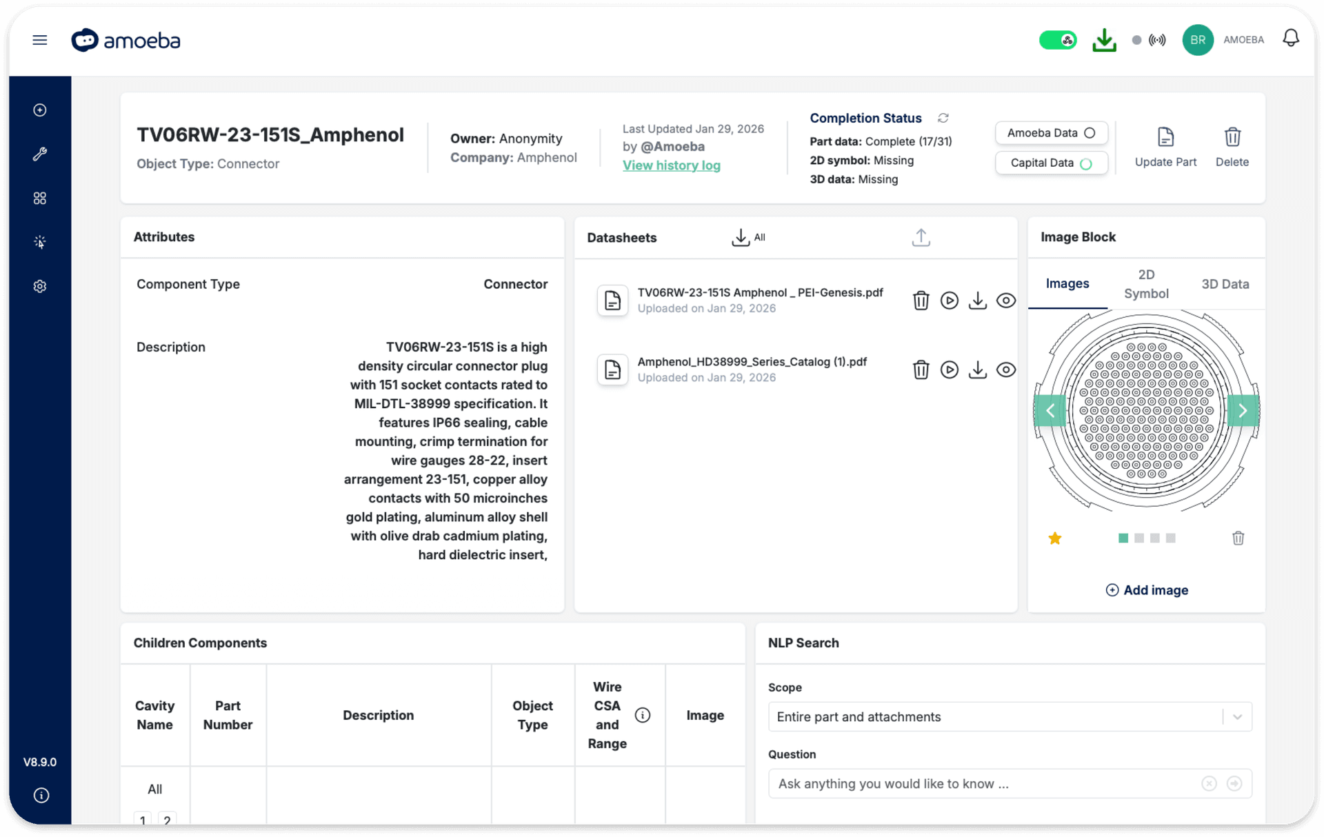 Component validation
